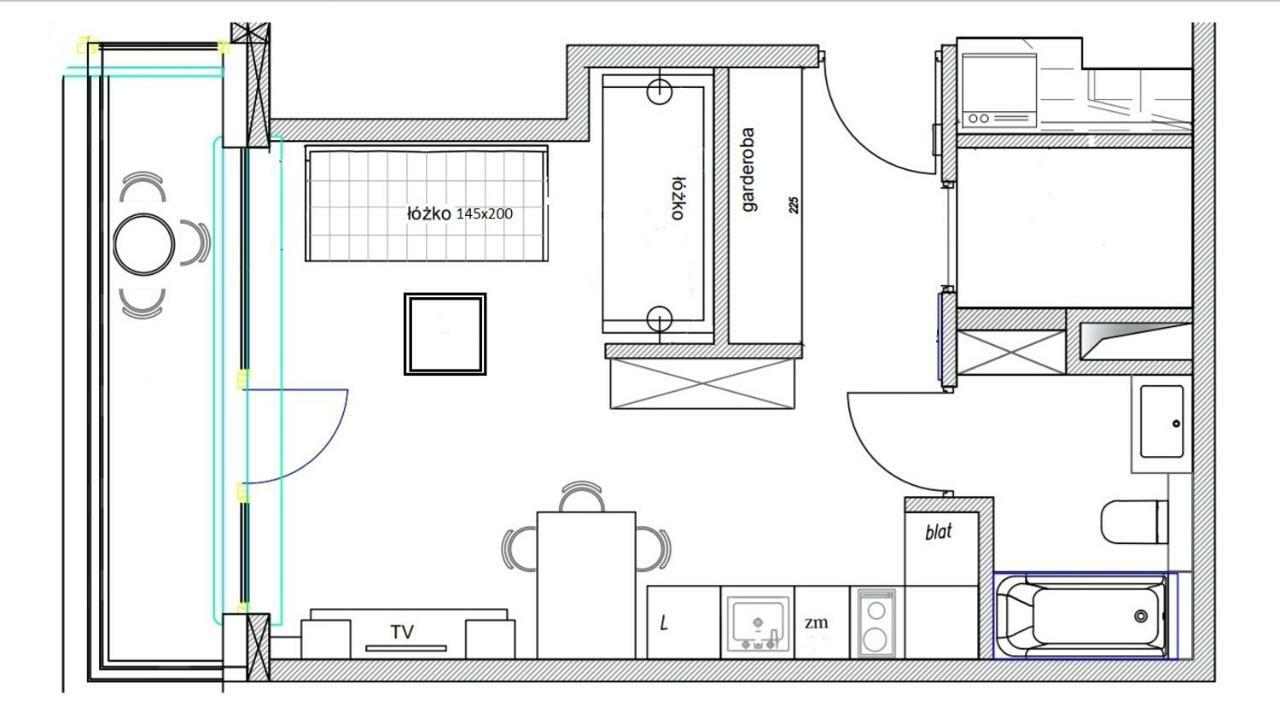 Apartamenty Gdynia Centrum Batorego Zewnętrze zdjęcie